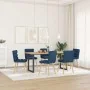 Sillas de comedor 6 unidades tela azul de , Sillas de comedor - Ref: Foro24-3315671, Precio: 320,94 €, Descuento: %