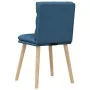 Sillas de comedor 6 unidades tela azul de , Sillas de comedor - Ref: Foro24-3315671, Precio: 320,94 €, Descuento: %