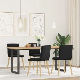Sillas de comedor 4 unidades tela negras von , Essstühle - Ref: Foro24-3315357, Preis: 210,66 €, Rabatt: %