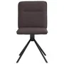 Sillas de comedor 6 unidades tela marrón oscuro de , Sillas de comedor - Ref: Foro24-3315606, Precio: 300,94 €, Descuento: %