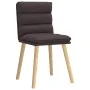 Sillas de comedor 4 unidades tela marrón oscuro von , Essstühle - Ref: Foro24-3315397, Preis: 212,78 €, Rabatt: %