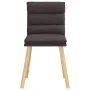 Sillas de comedor 4 unidades tela marrón oscuro von , Essstühle - Ref: Foro24-3315397, Preis: 212,78 €, Rabatt: %