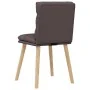 Sillas de comedor 4 unidades tela marrón oscuro von , Essstühle - Ref: Foro24-3315397, Preis: 212,78 €, Rabatt: %