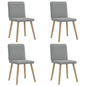Sillas de comedor 4 unidades tela gris claro von , Essstühle - Ref: Foro24-3315244, Preis: 198,45 €, Rabatt: %