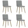 Sillas de comedor 4 unidades tela gris claro von , Essstühle - Ref: Foro24-3315244, Preis: 198,44 €, Rabatt: %
