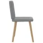 Sillas de comedor 4 unidades tela gris claro von , Essstühle - Ref: Foro24-3315244, Preis: 198,44 €, Rabatt: %