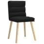 Sillas de comedor 4 unidades tela negras by , dining chairs - Ref: Foro24-3315395, Price: 212,77 €, Discount: %