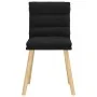 Sillas de comedor 4 unidades tela negras by , dining chairs - Ref: Foro24-3315395, Price: 212,77 €, Discount: %