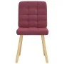 Sillas de comedor 4 unidades tela rojo tinto de , Sillas de comedor - Ref: Foro24-3315194, Precio: 202,26 €, Descuento: %