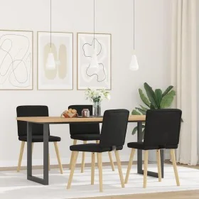 Sillas de comedor 4 unidades tela negras von , Essstühle - Ref: Foro24-3315299, Preis: 195,94 €, Rabatt: %