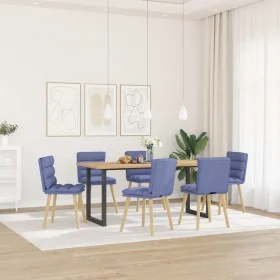 Sillas de comedor 6 uds tela azul jeans von , Essstühle - Ref: Foro24-3315673, Preis: 317,98 €, Rabatt: %