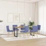 Sillas de comedor 6 uds tela azul jeans de , Sillas de comedor - Ref: Foro24-3315673, Precio: 317,95 €, Descuento: %