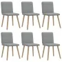 Sillas de comedor 6 unidades de tela gris claro von , Essstühle - Ref: Foro24-3315514, Preis: 296,49 €, Rabatt: %