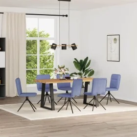 Sillas de comedor 6 uds tela azul jeans by , dining chairs - Ref: Foro24-3315612, Price: 300,95 €, Discount: %