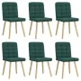 Sillas de comedor 6 unidades tela verde oscuro von , Essstühle - Ref: Foro24-3315466, Preis: 302,25 €, Rabatt: %