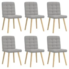 Sillas de comedor 6 uds tela gris nube von , Essstühle - Ref: Foro24-3315470, Preis: 302,25 €, Rabatt: %