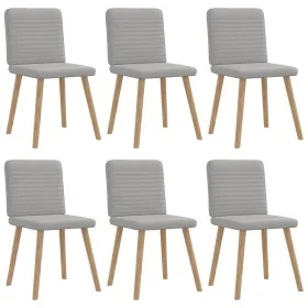 Sillas de comedor 6 uds tela gris nube by , dining chairs - Ref: Foro24-3315523, Price: 296,50 €, Discount: %