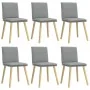 Sillas de comedor 6 unidades de tela gris claro von , Essstühle - Ref: Foro24-3315625, Preis: 314,58 €, Rabatt: %