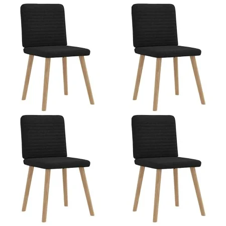 Sillas de comedor 4 unidades tela negras von , Essstühle - Ref: Foro24-3315246, Preis: 198,44 €, Rabatt: %