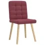 Sillas de comedor 6 unidades tela rojo tinto von , Essstühle - Ref: Foro24-3315464, Preis: 302,25 €, Rabatt: %
