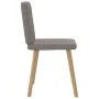 Sillas de comedor 4 unidades tela taupe de , Sillas de comedor - Ref: Foro24-3315250, Precio: 198,44 €, Descuento: %