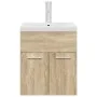 Mueble de baño con lavabo incorporado y grifo roble Sonoma von , Badezimmermöbel - Ref: Foro24-3325013, Preis: 160,72 €, Raba...