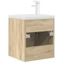 Mueble de baño con lavabo incorporado y grifo roble Sonoma von , Badezimmermöbel - Ref: Foro24-3325013, Preis: 160,72 €, Raba...