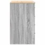 Armario de garaje de madera maciza pino gris Sonoma 60x51x85 cm de , Armarios industriales - Ref: Foro24-860603, Precio: 100,...