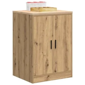 Armario de almacenamiento para garaje Roble Artesano 60x51x85cm by , Armarios industriales - Ref: Foro24-860579, Price: 98,99...