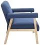 Sofá de 2 plazas de tela azul by , Sofas - Ref: Foro24-246649, Price: 222,43 €, Discount: %