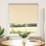 Estor Enrollable Opaco Beige 110x130 cm Tela Ancho 105,7 cm by , Blinds and blinds - Ref: Foro24-4010714, Price: 24,42 €, Dis...