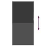 Estor Enrollable Opaco negro 80x130 cm Tela Ancho 75,7 cm de , Persianas y estores - Ref: Foro24-4010838, Precio: 22,51 €, De...