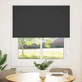 Estor Enrollable Opaco negro 140x130 cm Tela Ancho 136,6 cm von , Jalousien und Jalousien - Ref: Foro24-4010850, Preis: 25,79...