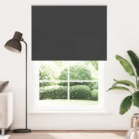 Estor Enrollable Opaco negro 145x230 cm Tela Ancho 141,6 cm by , Blinds and blinds - Ref: Foro24-4010955, Price: 35,55 €, Dis...