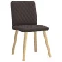 Sillas de comedor 4 unidades tela marrón oscuro by , dining chairs - Ref: Foro24-3315225, Price: 199,30 €, Discount: %