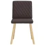 Sillas de comedor 4 unidades tela marrón oscuro by , dining chairs - Ref: Foro24-3315225, Price: 199,30 €, Discount: %