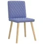 Sillas de comedor 4 uds tela azul jeans de , Sillas de comedor - Ref: Foro24-3315231, Precio: 199,30 €, Descuento: %