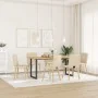 Sillas de comedor 6 unidades tela color crema de , Sillas de comedor - Ref: Foro24-3315498, Precio: 297,73 €, Descuento: %