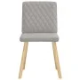 Sillas de comedor 6 uds tela gris nube de , Sillas de comedor - Ref: Foro24-3315500, Precio: 297,73 €, Descuento: %