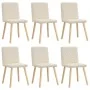Sillas de comedor 6 unidades lino by , dining chairs - Ref: Foro24-3315502, Price: 310,73 €, Discount: %