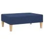 Reposapiés de tela azul 78x56x32 cm by , Ottomans - Ref: Foro24-337680, Price: 59,64 €, Discount: %