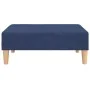 Reposapiés de tela azul 78x56x32 cm by , Ottomans - Ref: Foro24-337680, Price: 59,64 €, Discount: %