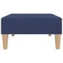 Reposapiés de tela azul 78x56x32 cm by , Ottomans - Ref: Foro24-337680, Price: 59,64 €, Discount: %
