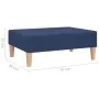 Reposapiés de tela azul 78x56x32 cm by , Ottomans - Ref: Foro24-337680, Price: 59,64 €, Discount: %