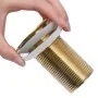 Desagüe empuje sin función desbordamiento dorado 6,4x6,4x9,1 cm de , Grifos - Ref: Foro24-149062, Precio: 19,44 €, Descuento: %