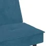 Sofá cama con portavasos terciopelo azul by , Sofas - Ref: Foro24-351919, Price: 263,21 €, Discount: %