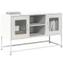 Mueble para TV de acero blanco 100,5x39x60,5 cm de , Muebles TV - Ref: Foro24-853385, Precio: 90,90 €, Descuento: %