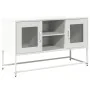 Mueble para TV de acero blanco 100,5x39x60,5 cm de , Muebles TV - Ref: Foro24-853385, Precio: 90,90 €, Descuento: %