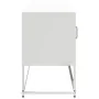 Mueble para TV de acero blanco 100,5x39x60,5 cm de , Muebles TV - Ref: Foro24-853385, Precio: 90,90 €, Descuento: %