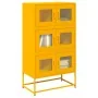 Aparador de acero amarillo mostaza 68x39x123 cm de , Aparadores - Ref: Foro24-853353, Precio: 137,35 €, Descuento: %